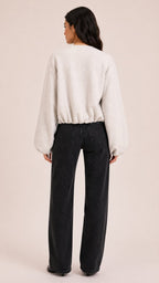 ELARA Fleece Bomber Jacket
