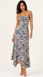 CELINE Floral Maxi Dress