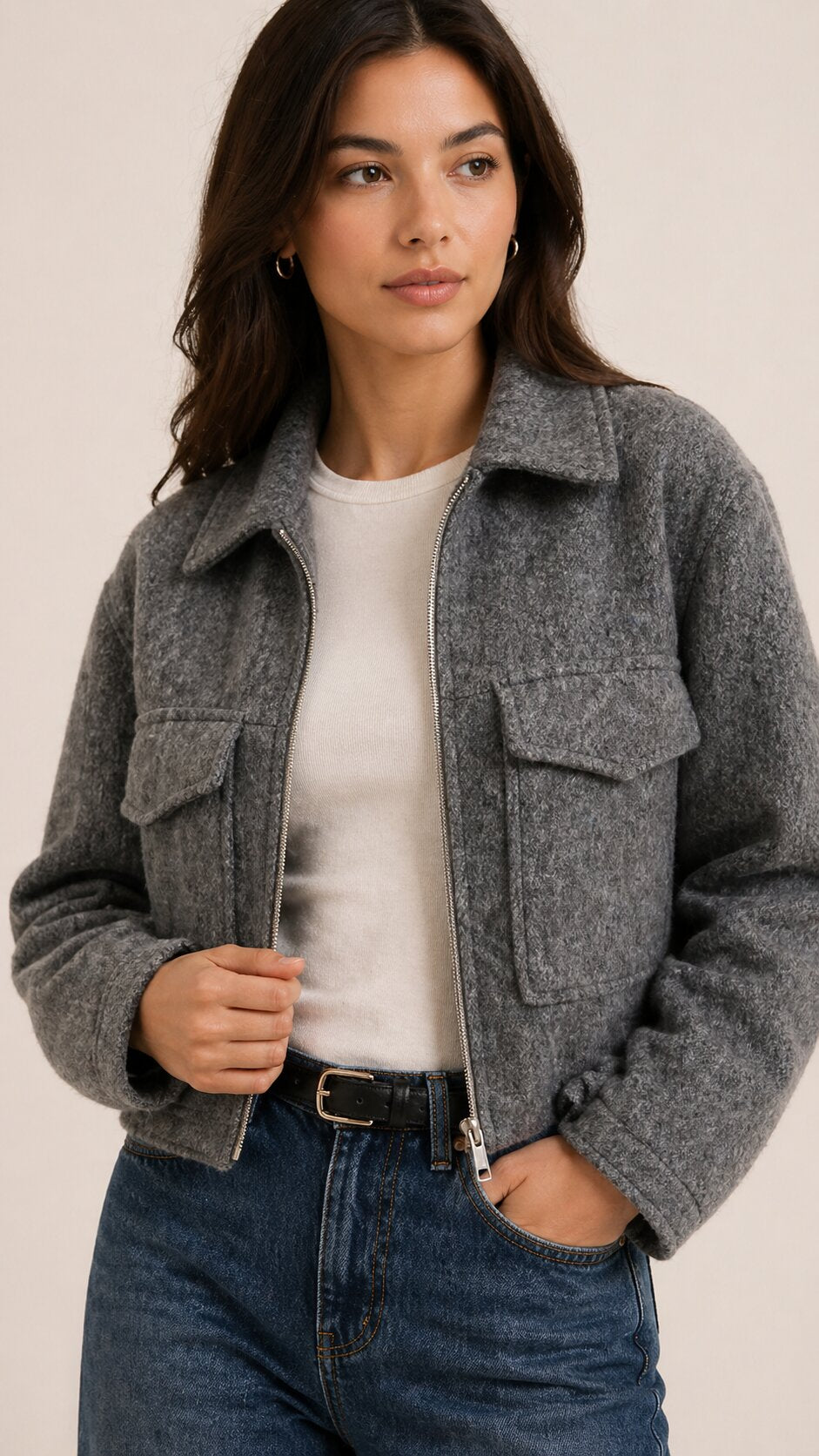 VALENZA Teddy Zip Jacket