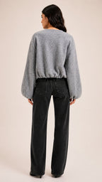 ELARA Fleece Bomber Jacket
