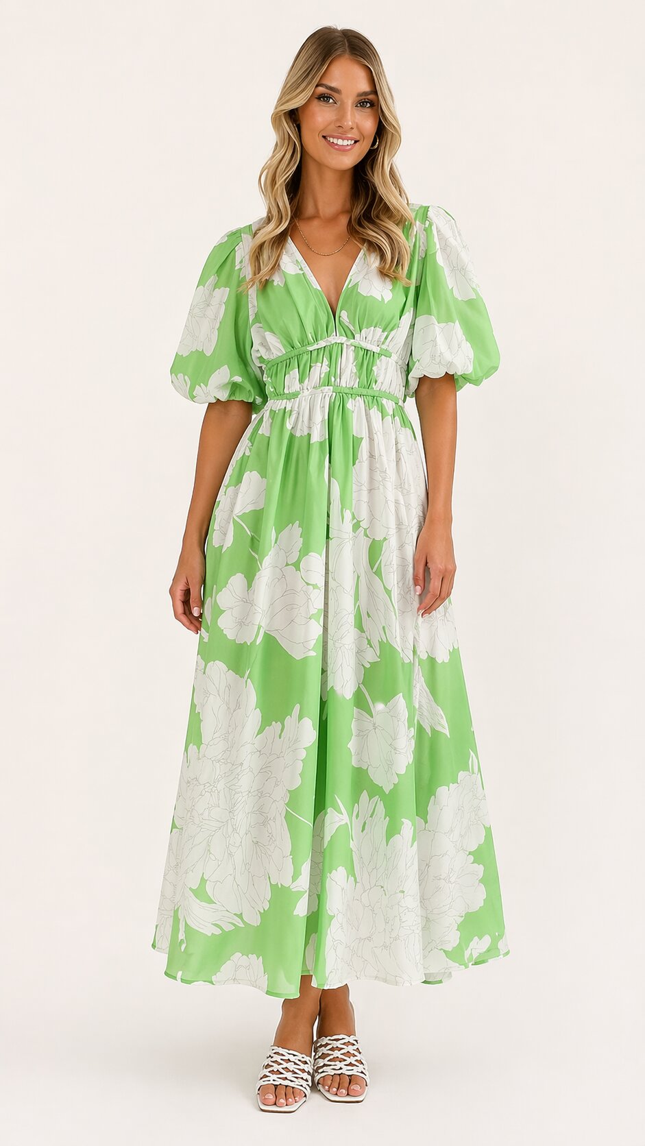 ISADORA Floral Midi Dress