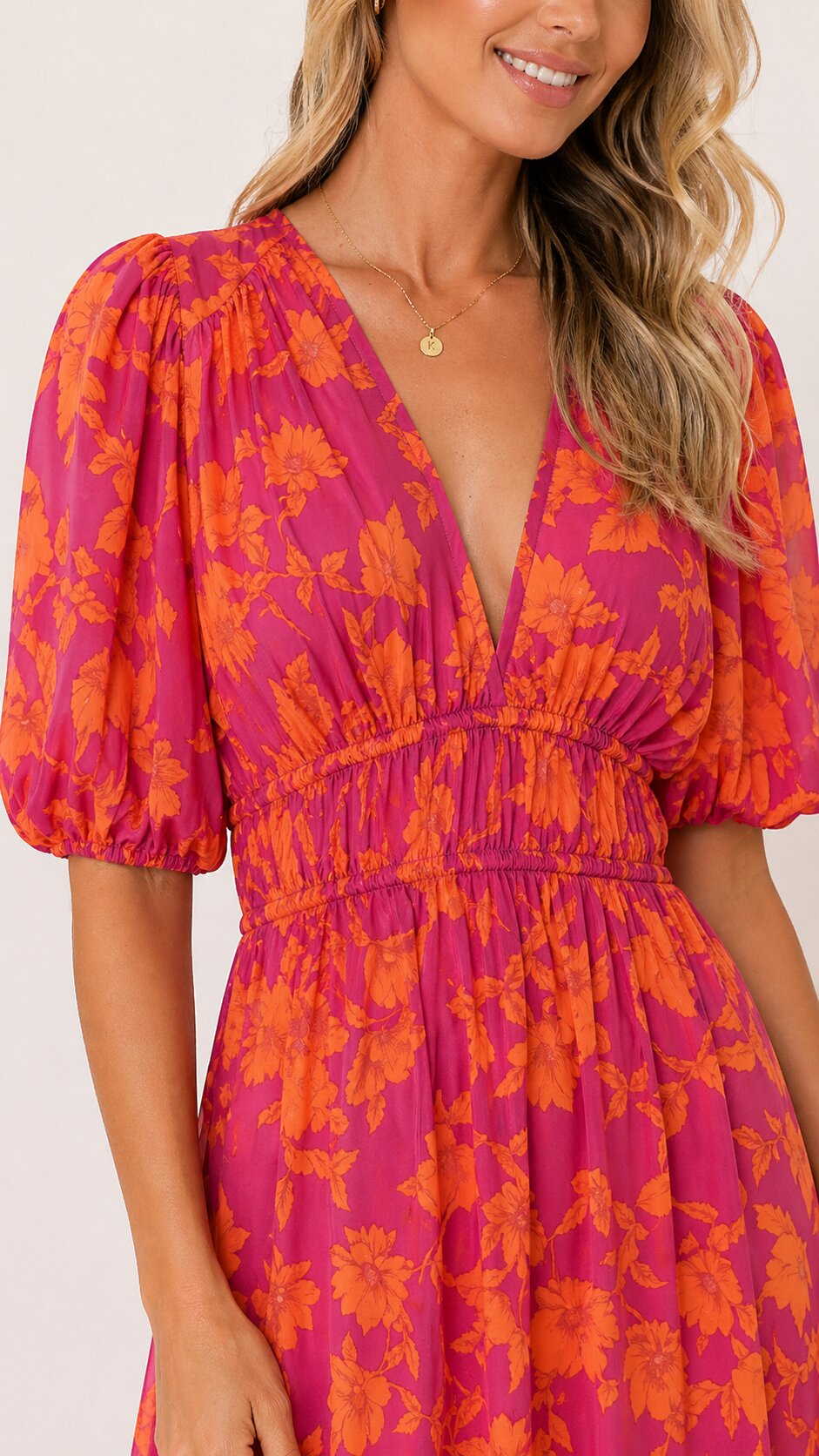 ISADORA Floral Midi Dress