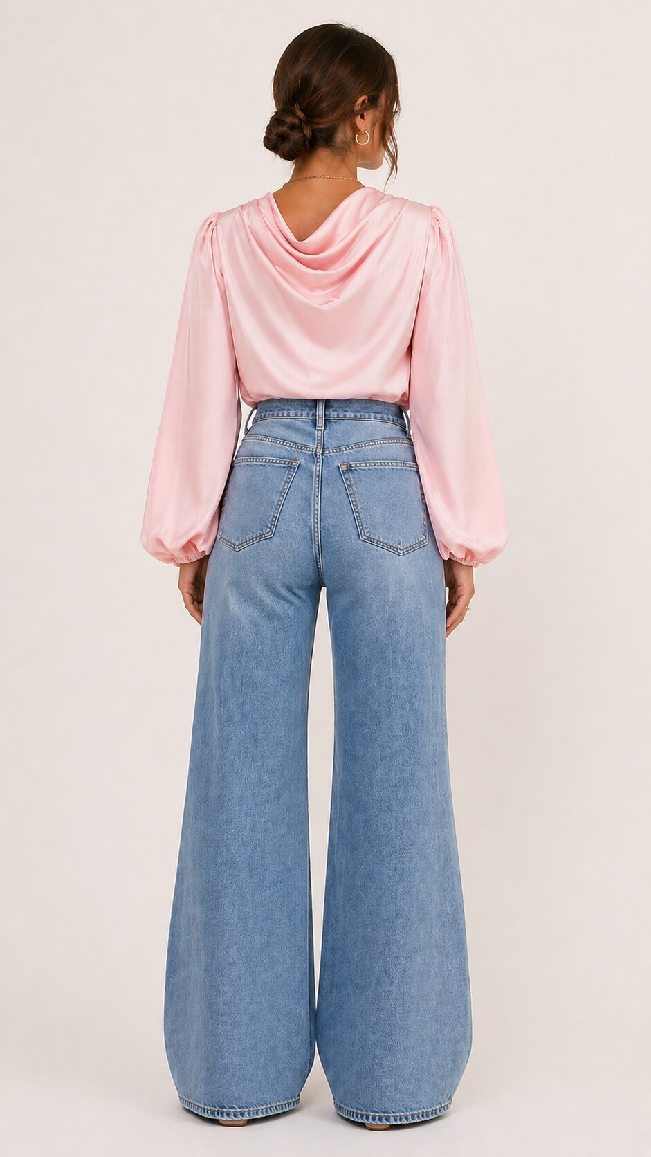ELISE Draped Chiffon Shirt