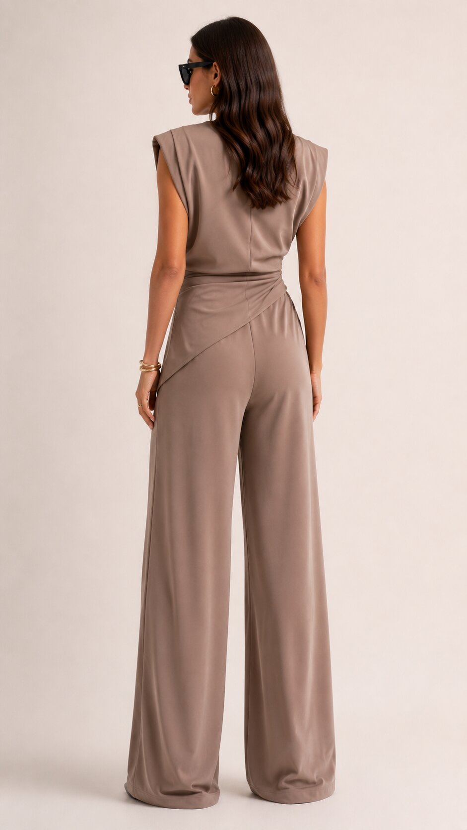 ELARA Draped Two-Piece Set