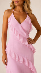 MIRELLE Tiered Ruffle Maxi Dress