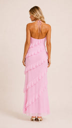 MIRELLE Tiered Ruffle Maxi Dress