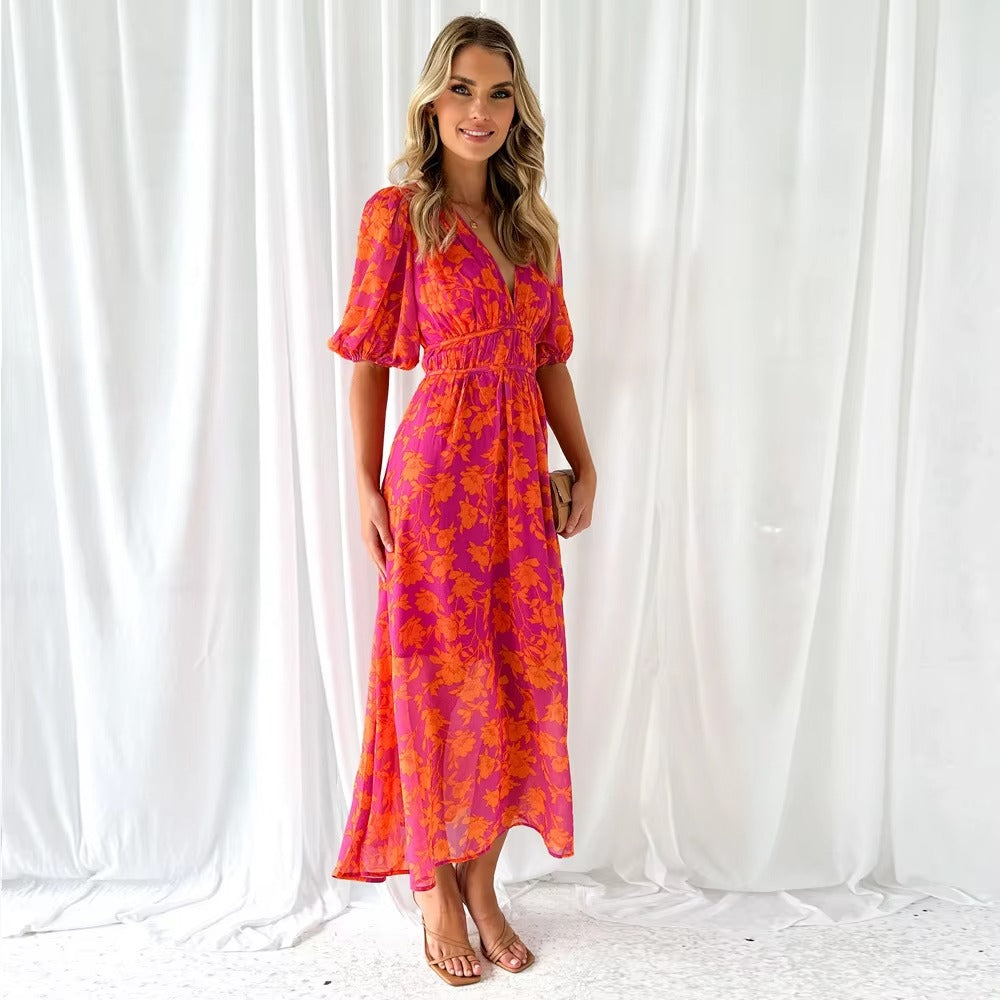ISADORA Floral Midi Dress