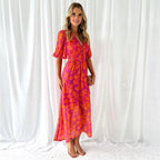 ISADORA Floral Midi Dress