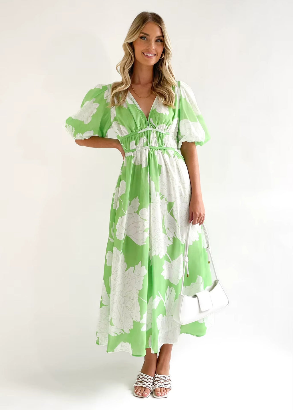 ISADORA Floral Midi Dress
