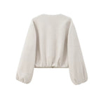 ELARA Fleece Bomber Jacket