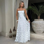 VALERIE Spaghetti Strap Evening Maxi Dress