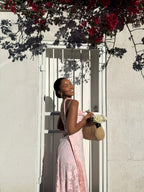 VALERIE Spaghetti Strap Evening Maxi Dress
