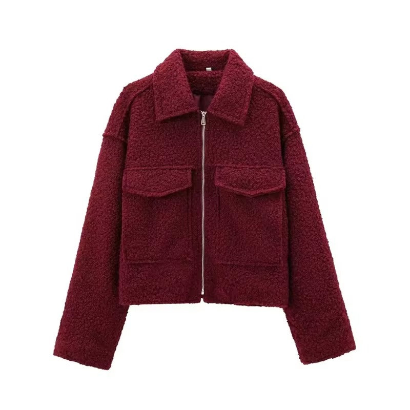 VALENZA Teddy Zip Jacket