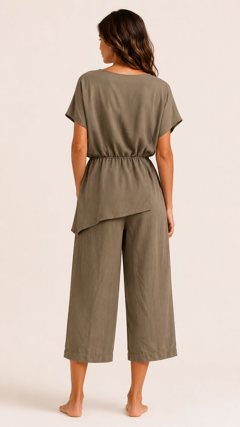 SERENA Wrap Front Two-Piece Set