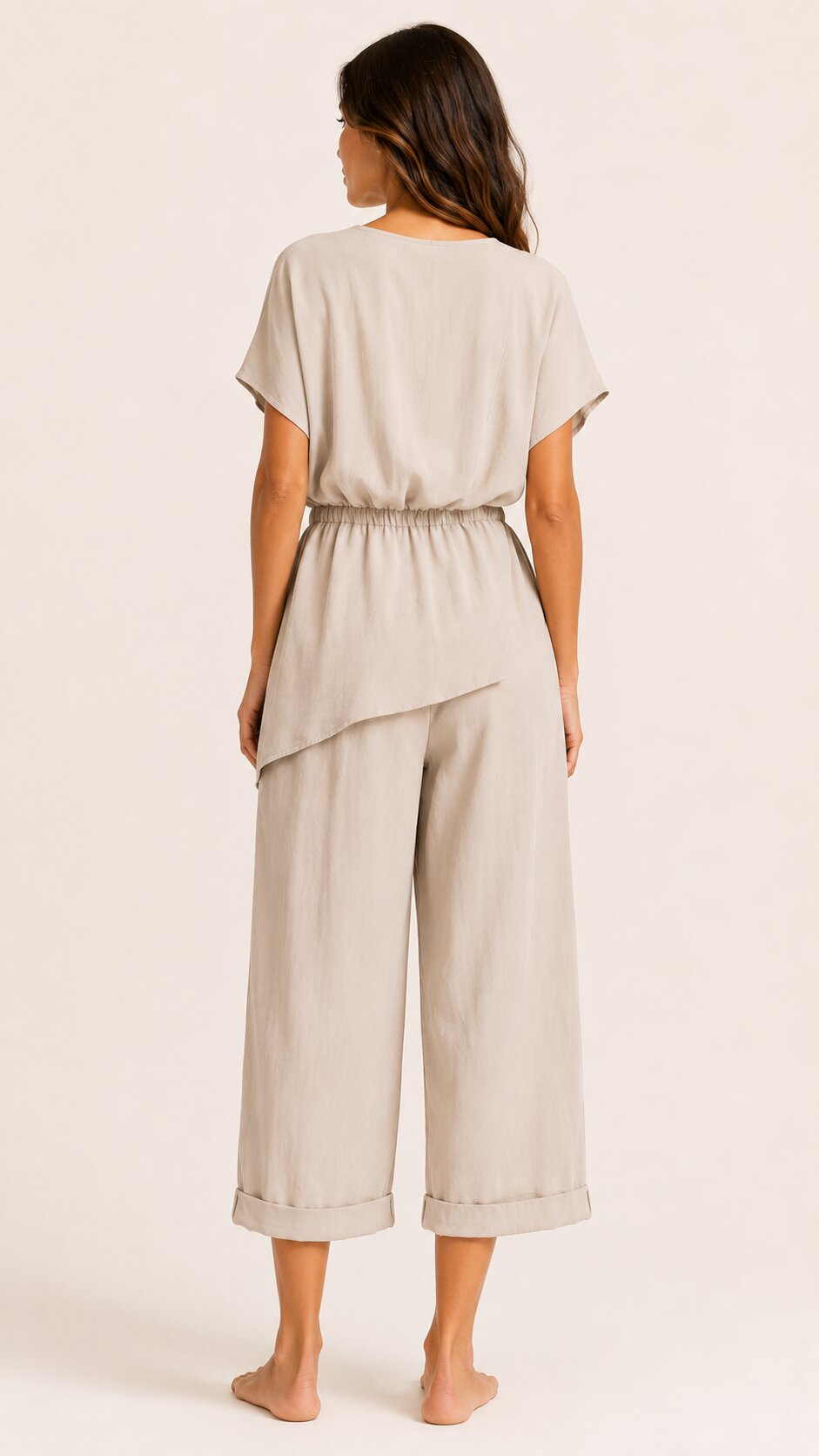 SERENA Wrap Front Two-Piece Set