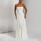 VALERIE Spaghetti Strap Evening Maxi Dress