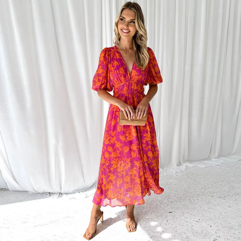 ISADORA Floral Midi Dress
