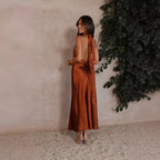ALVIRA Halter Maxi Dress
