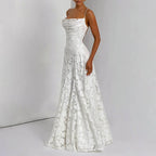 VALERIE Spaghetti Strap Evening Maxi Dress