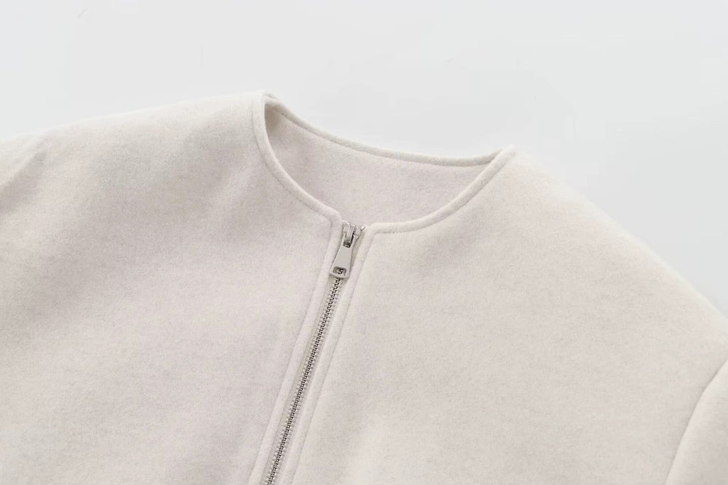ELARA Fleece Bomber Jacket