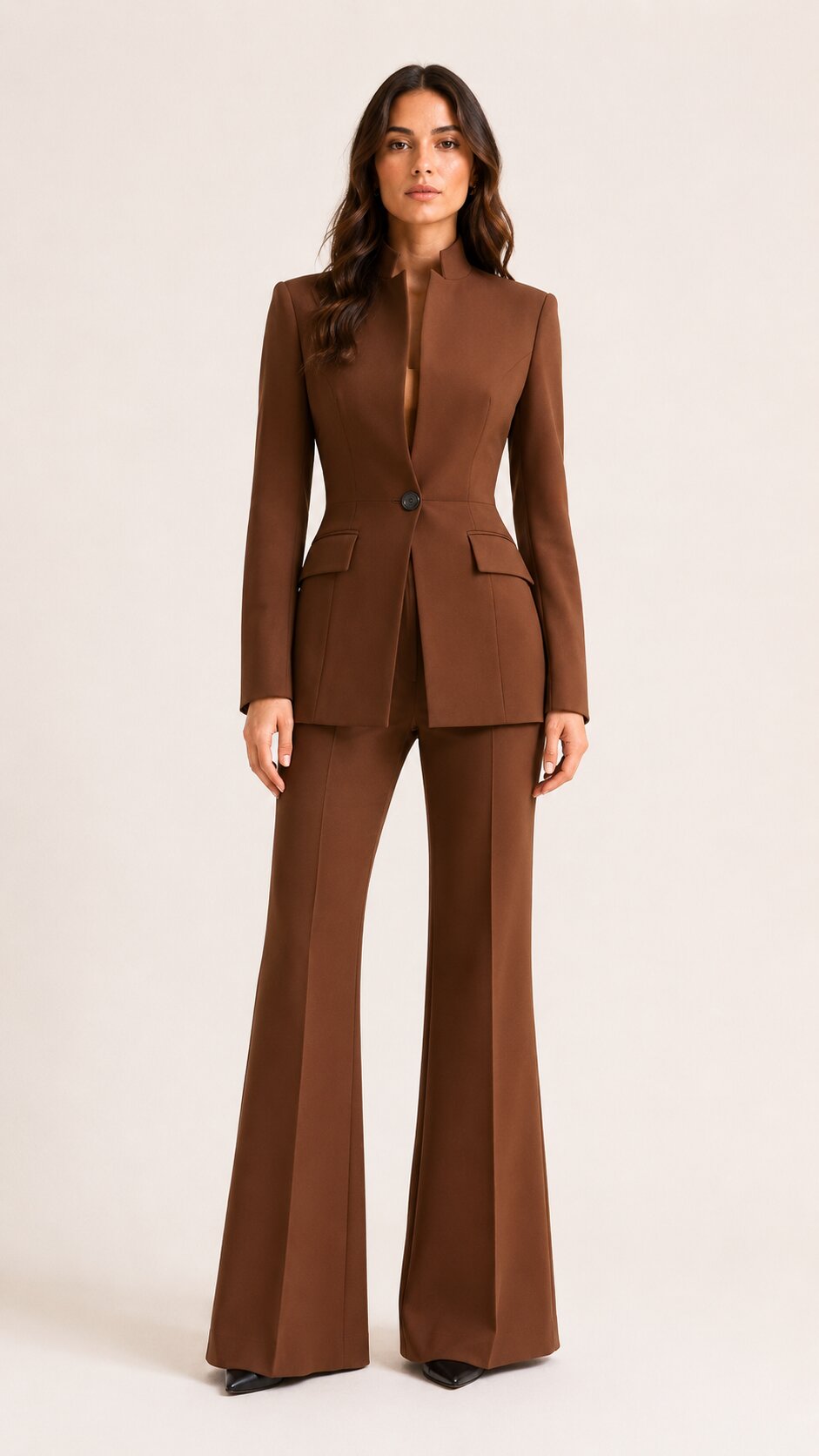 VALENZA Tailored Two-Piece Suit Set