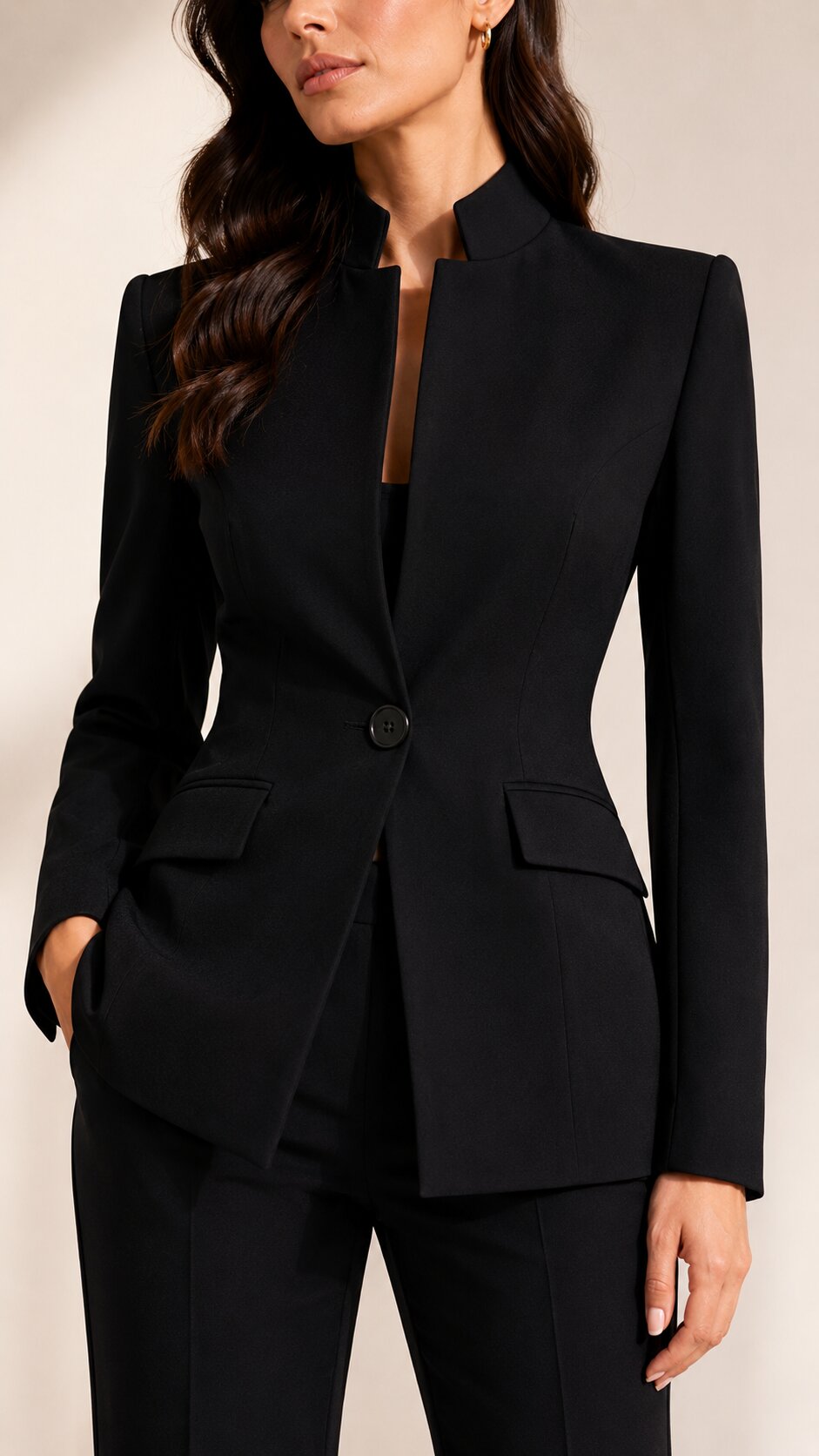 VALENZA Tailored Two-Piece Suit Set