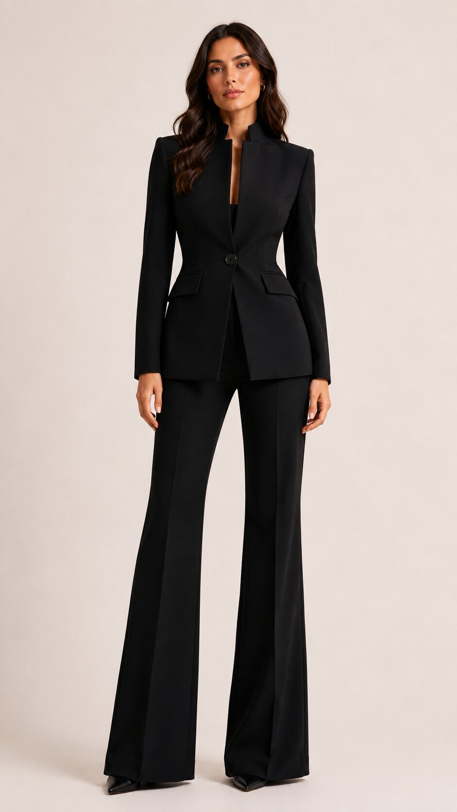 VALENZA Tailored Two-Piece Suit Set