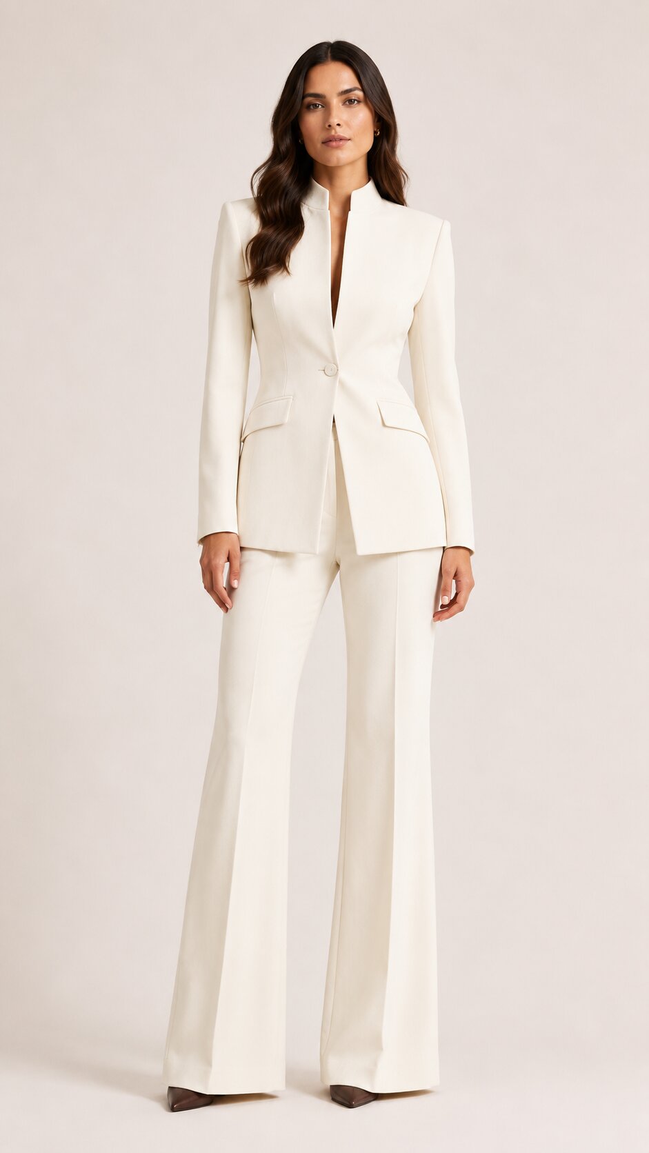 VALENZA Tailored Two-Piece Suit Set