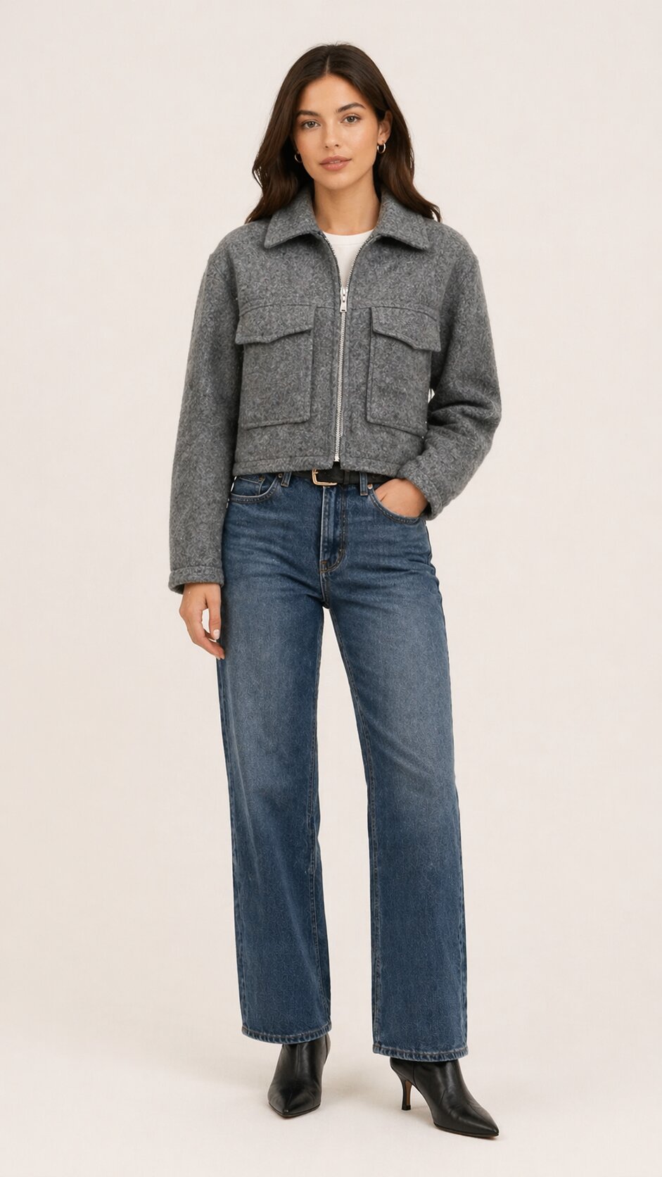 VALENZA Teddy Zip Jacket