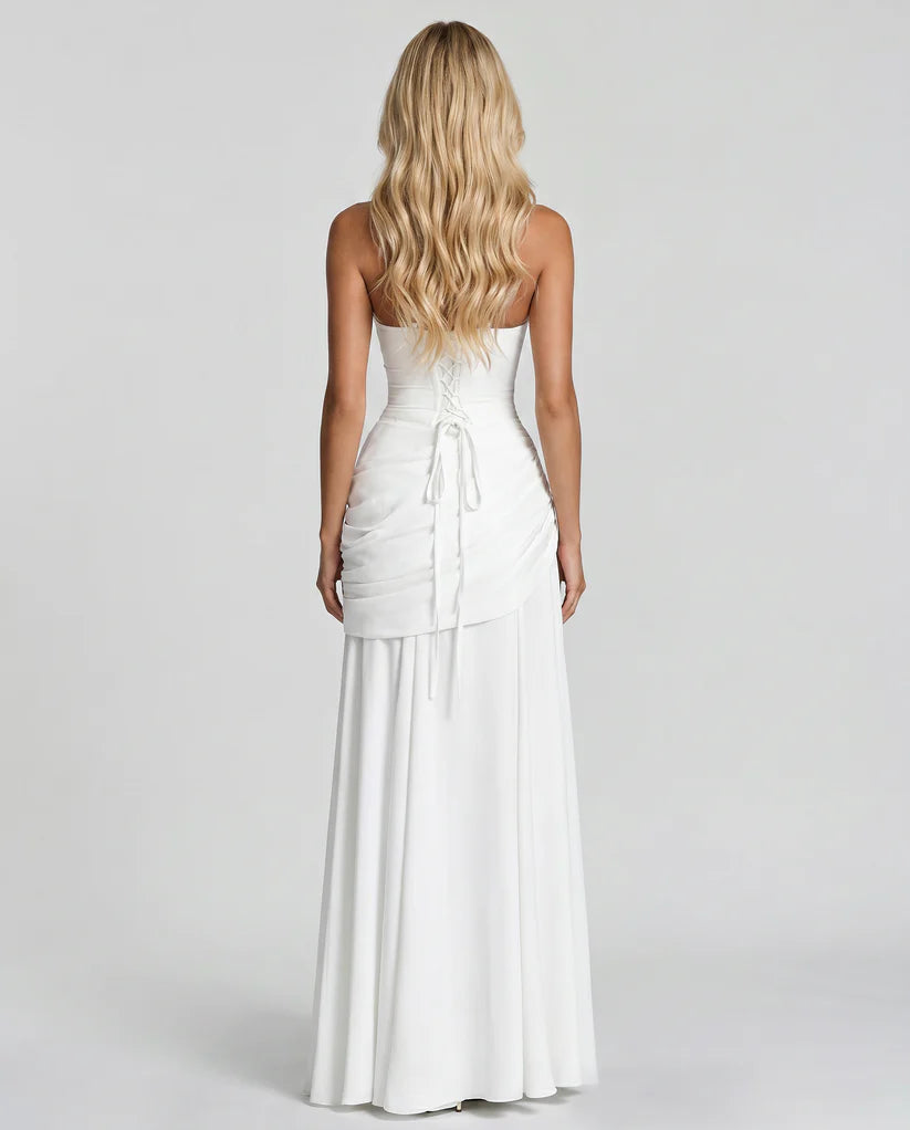 Charli Ruched Draped Maxi Dress