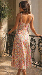 ELVIRA Floral Midi Dress